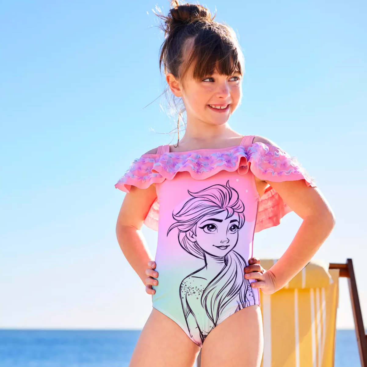 Girls sale disney swimsuit